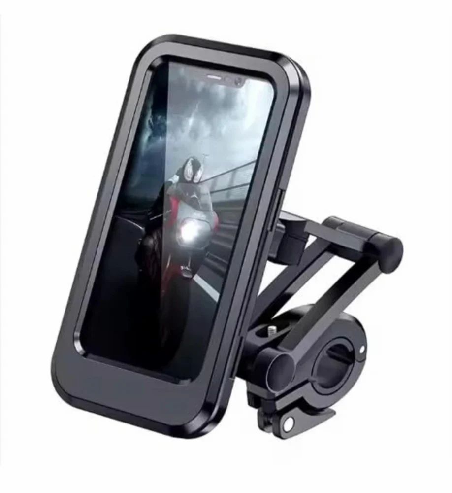 PVC Plastic Black Waterproof Case for Phone Holder, IPX4